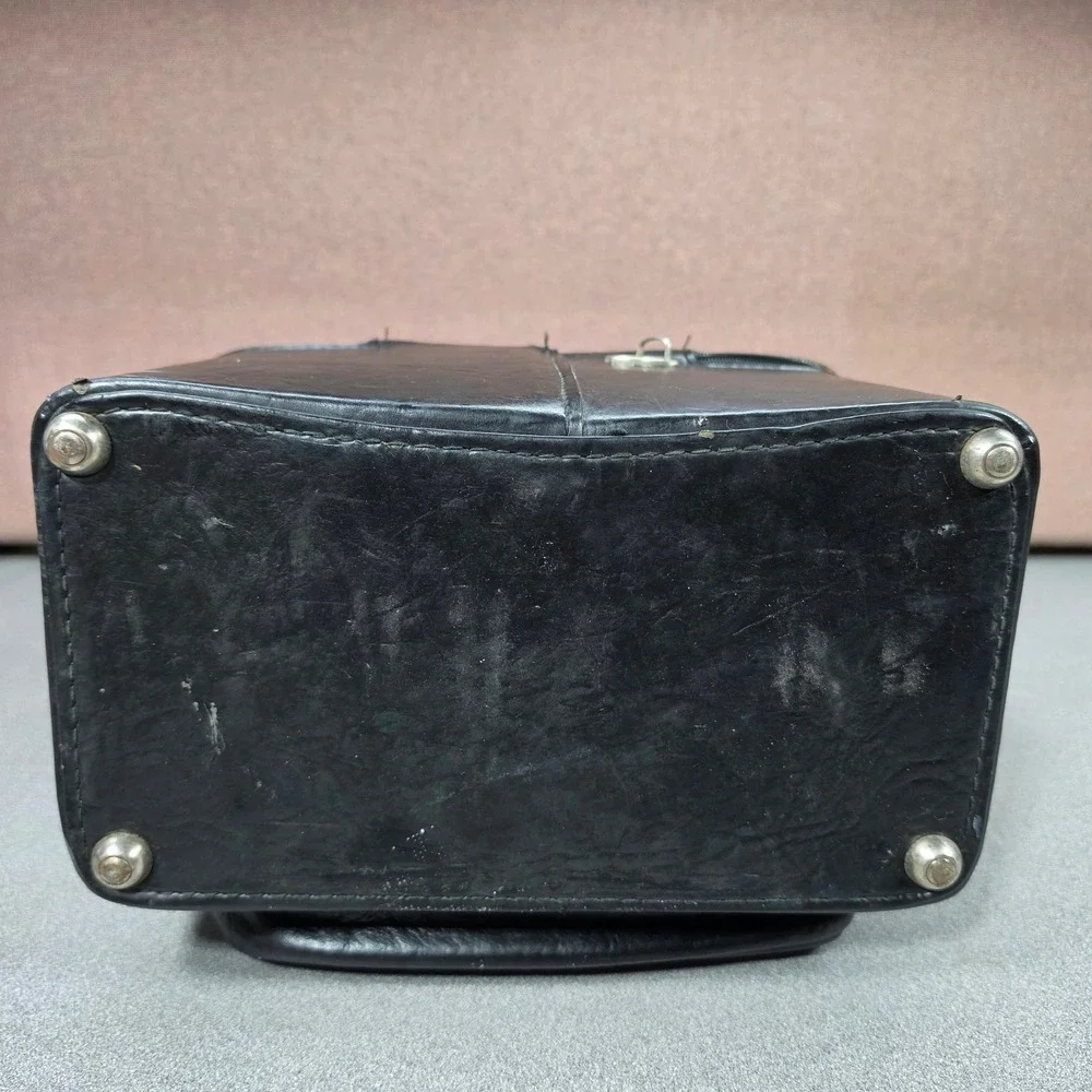 Marsand Camera Bag Medium Vintage Faux Leather Velvet Lined